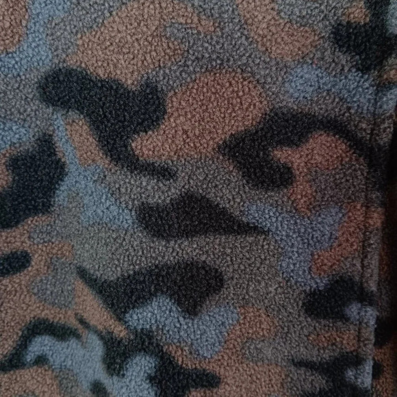 Bass Outdoor Womens XL Highline‎ Trail Fleece Pullover Top Half-Zip Camo - Picture 4 of 6